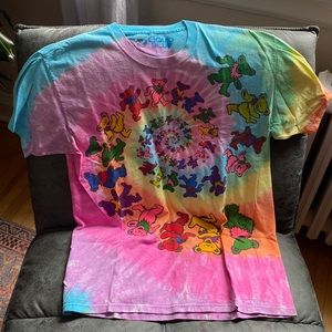 Grateful Dead Dancing Bears Tie Dye T-Shirt